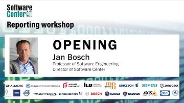 Opening of the Reporting Workshop with Jan Bosch