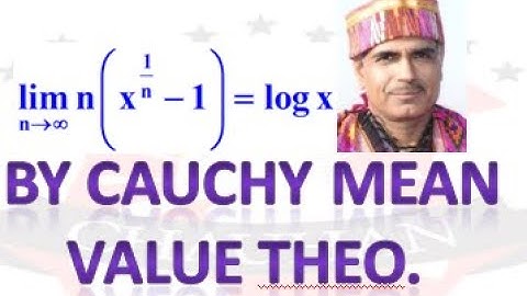Limit example by Cauchy Mean Value Theorem