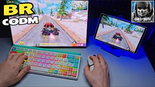CALL OF DUTY MOBILE Battle Royale! BUT TABLET SETUP WITH MAGNETIC KEYBOARD MOUSE (POV) screenshot 5