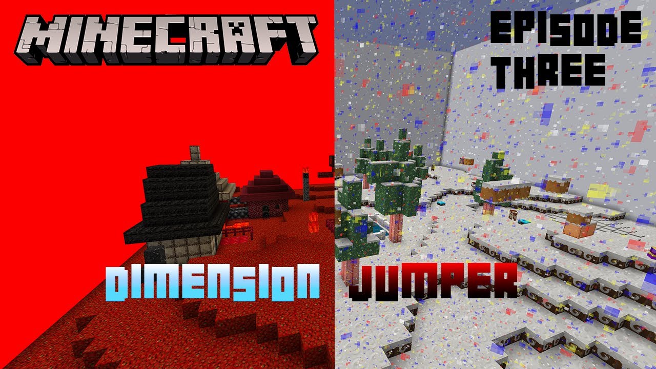 CONFETTI SNOW!!! | Dimension Jumper | A Custom Minecraft Puzzle Map ...