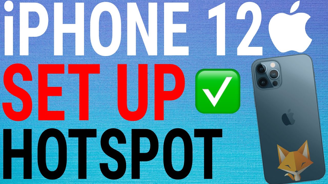 How do i set up my hotspot on my iphone How To Set Up Personal Hotspot On Iphone 12 12 Pro Youtube