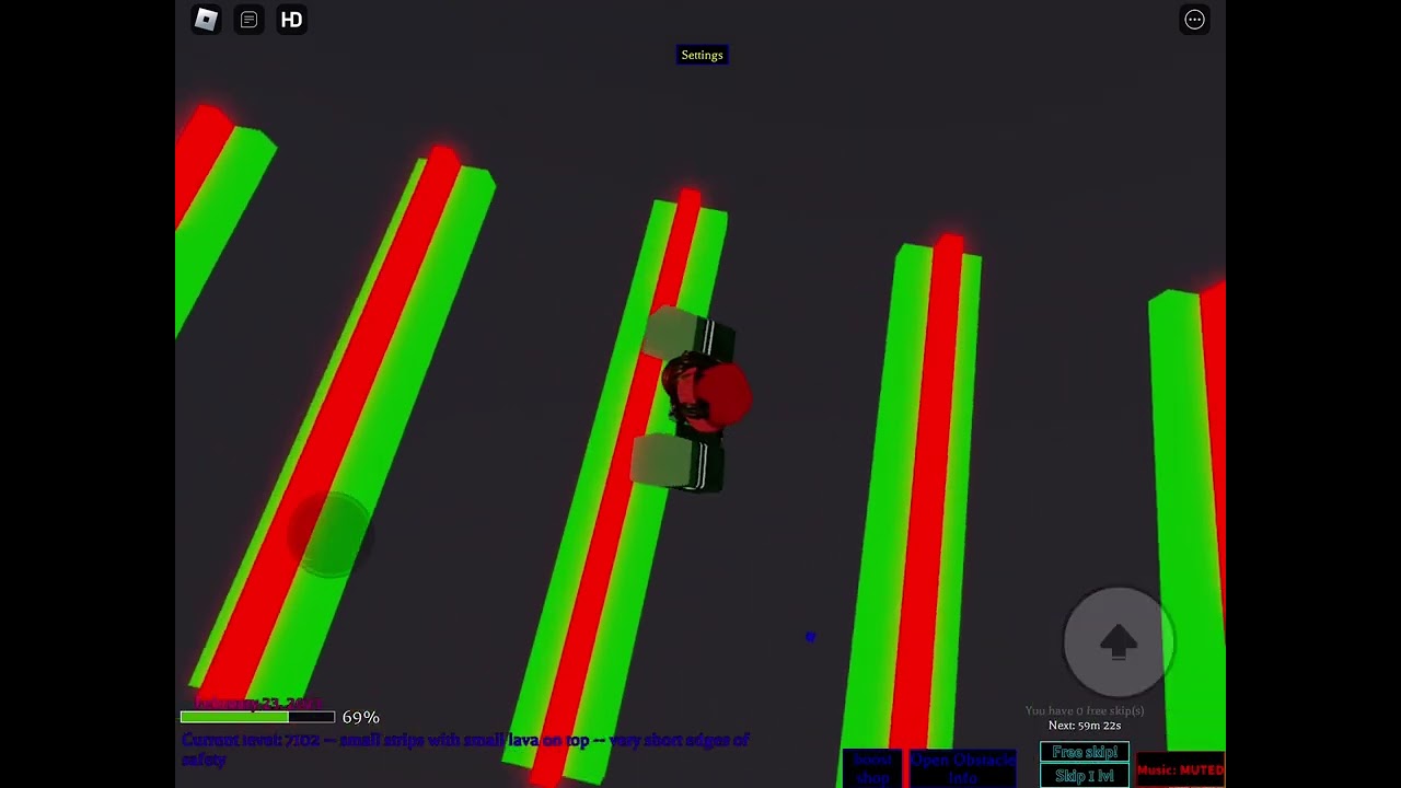 Ultimate Obby 2.0: Stage 7102: On Mobile [6TH BLUE TORCH]