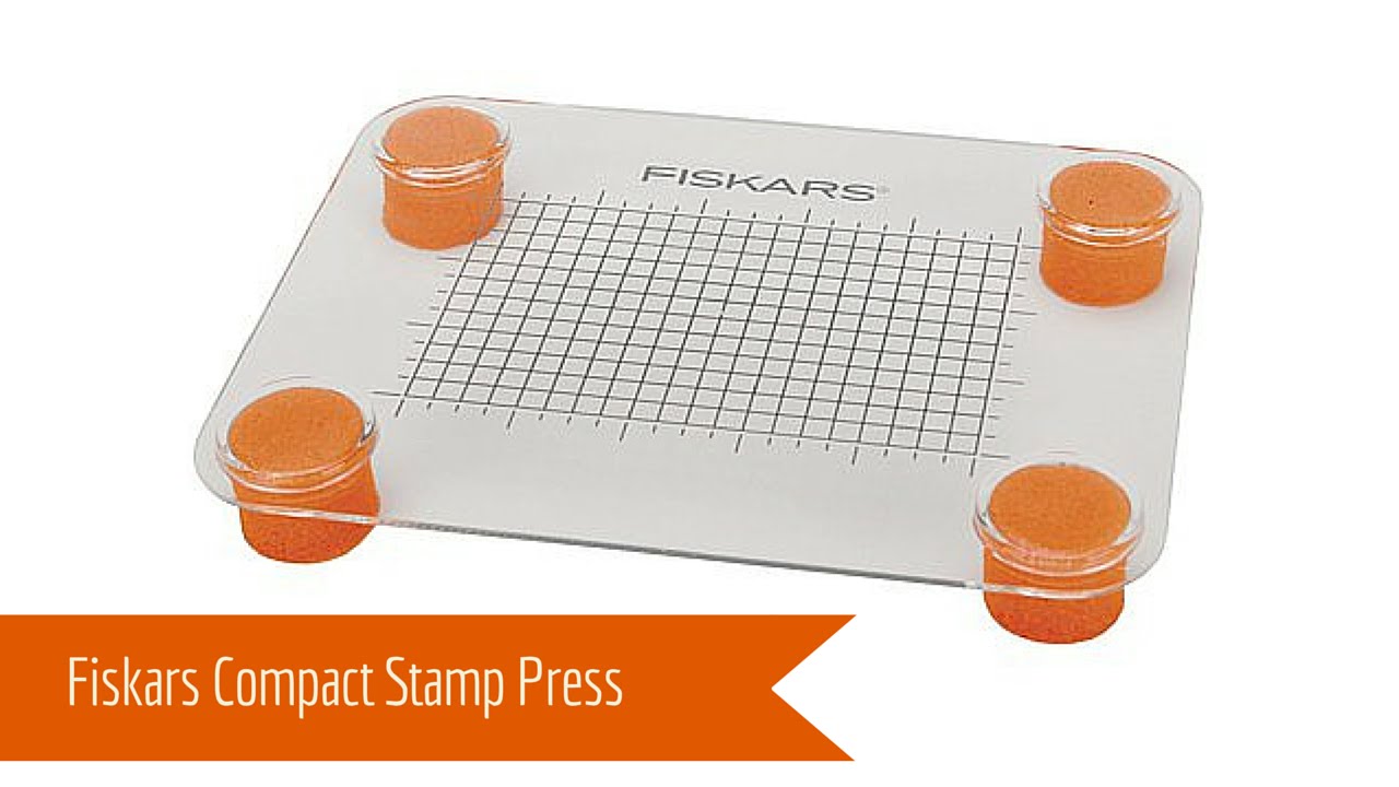 Fiskars 106190-1001 Clear Stamp Block Press