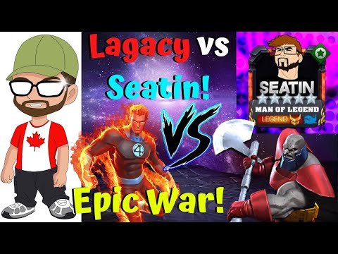 Seatin vs Lagacy! AW 9 Fights+Final Boss! 4Loki vs OMNI! – Marvel Contest of Champions