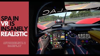 AUTOMOBILISTA-2  SPA IN VR MODE IS INSANELY REALISTIC...!!!
