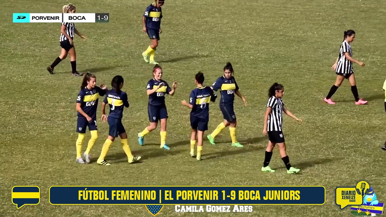 Polideportivo Futbol Femenino El Porvenir 1 9 Boca Juniors Youtube