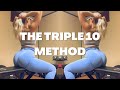 LOSE WEIGHT QUICKLY & EFFICIENTLY | The Triple 10 Method + Challenge