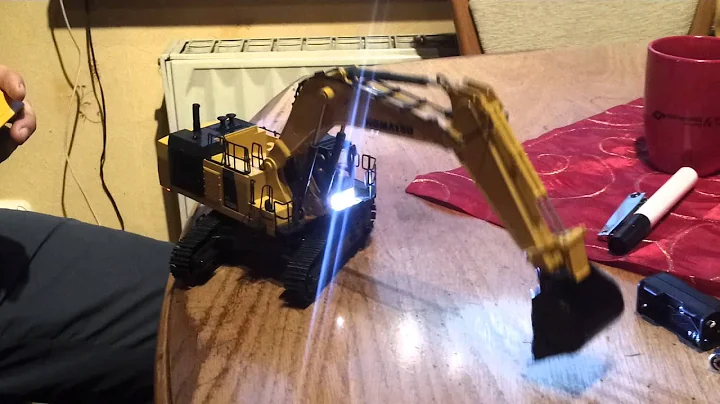 Siku Bagger von kyosho mit lichtumbau neuen accu