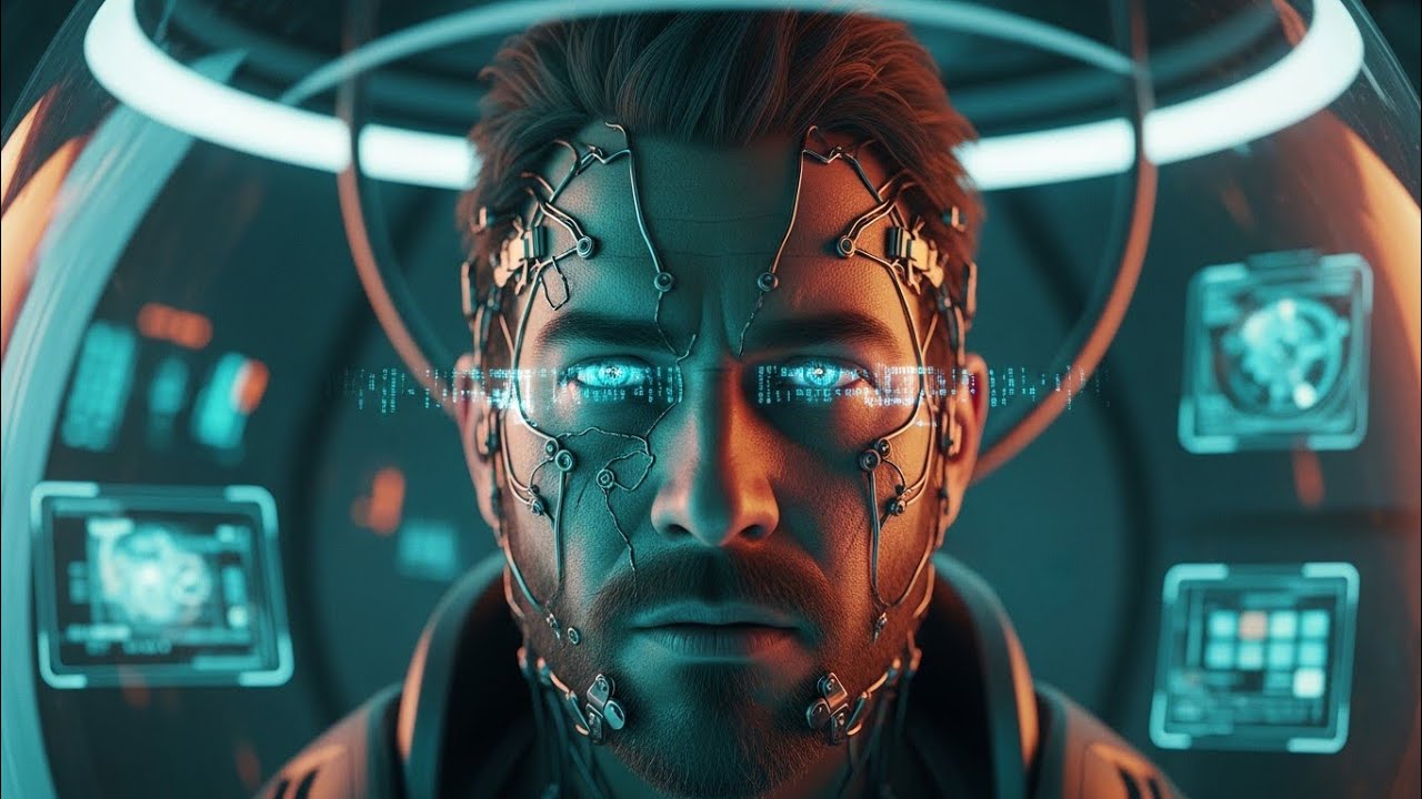 Его лицо застряло в технологии — он прошептал: «Навсегда», но изгнанная инопланетянка спасла его.