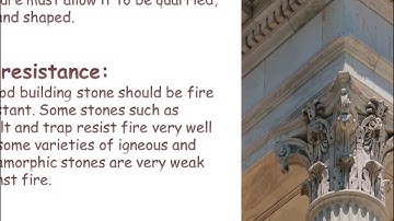 Stone As A Building Material PPT VIDEO