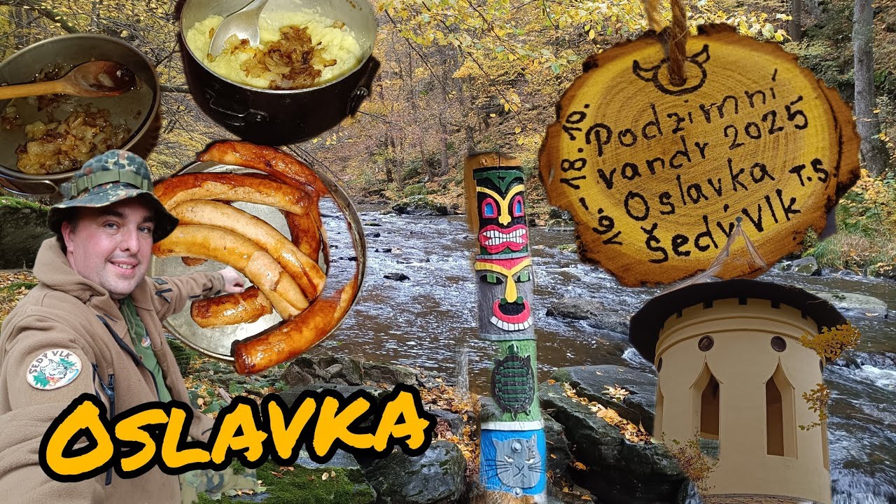 Podzimní vandr Oslavka | pestrobarevné údolí trampů | Oslava river valley