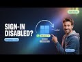 Fix Sign-in Option Disabled Issue in Windows 11
