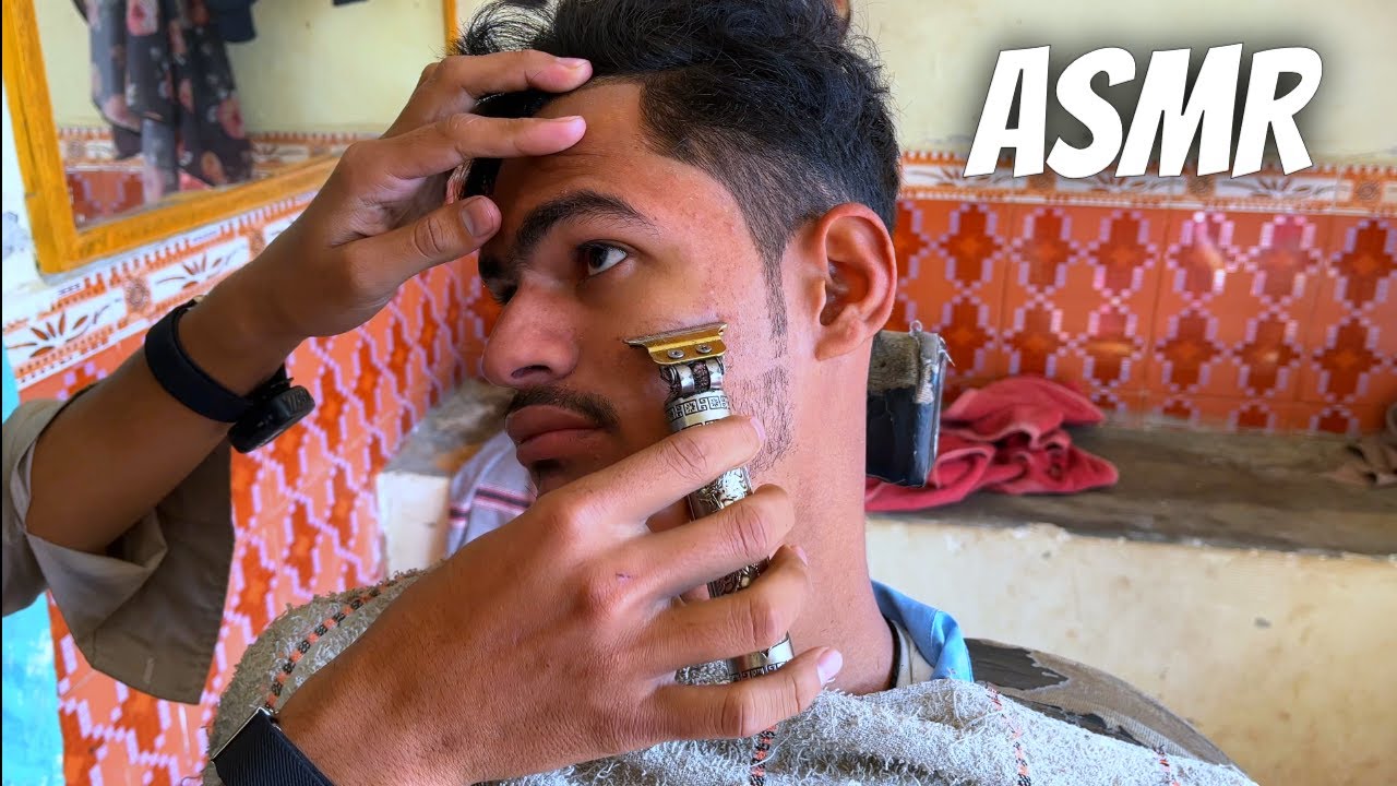 The World's Youngest Barber Gives A PERFECT Beard Trim (ASMR)