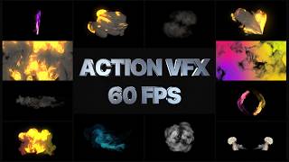 Free VFX Assets - Colorable Smoke & Fire Overlay effects (Pr, FCPX)