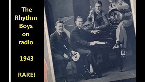 RARE "Mississippi Mud" on radio = Rhythm Boys = Pa...