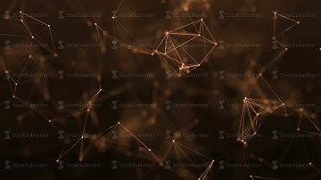 4k abstract loop futuristic technology background with lines and dots