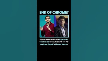 END OF CHROME? OpenAI’s Browser Is Coming! #chrome #openai #browse #ai #end #shorts