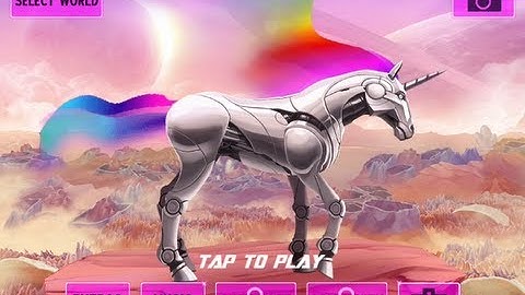 Robot Unicorn Attack ios iphone gameplay