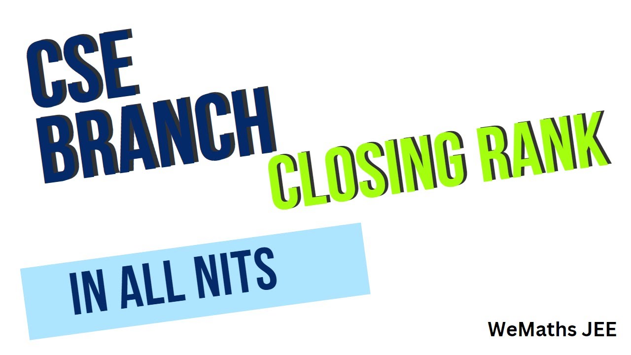 TOP 31 NIT Colleges 😍| CSE Cutoff All Categories | Get Nit CSE At low Rank 🔥|Placement 