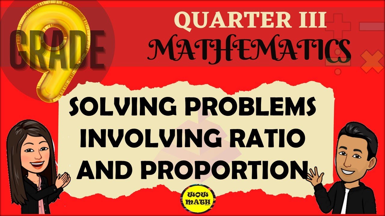 problem solving involving ratio and proportion