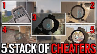 Ranked Lobbies Have 5 STACKS OF CHEATERS