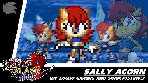 SSF2 Mods Showcase: Sally Acorn (by @luchogaming1724 and @sonicjustin63)