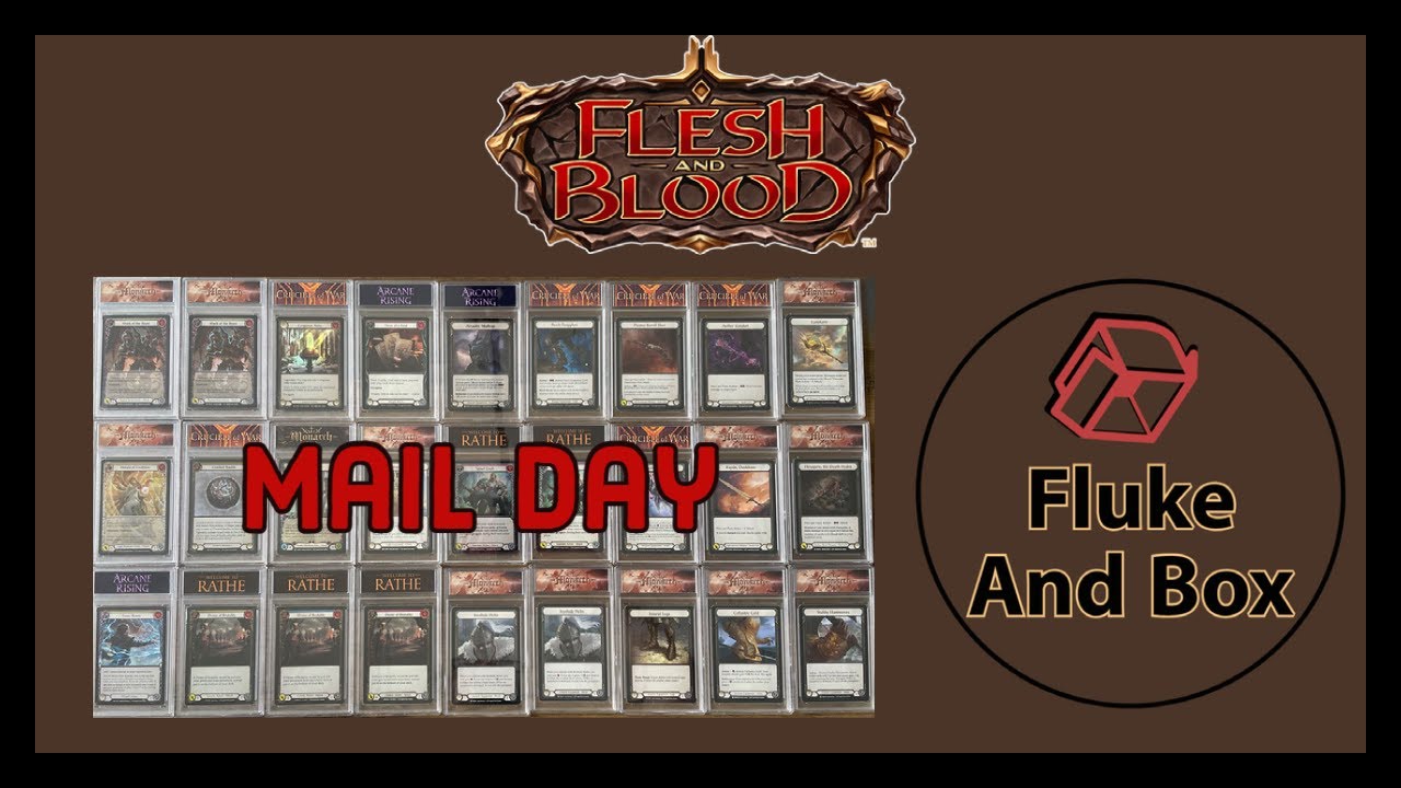 Flesh And Blood Unseals - Mail Day ! (Slabbed Alpha and First Edition Cards)