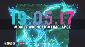 #DAILYRENDER || 19.05.2017 || TIMELAPSE / SPEEDART || MAXON CINEMA 4D || OTOY OCTANERENDER