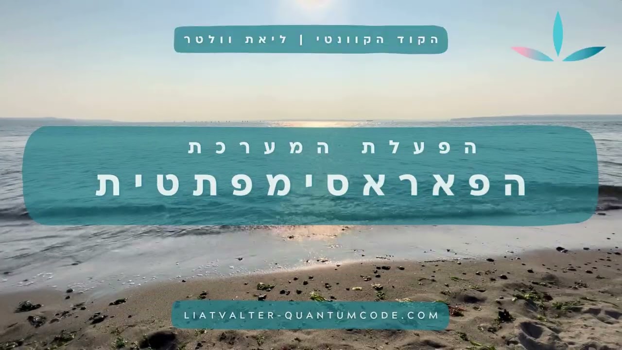 מדיטציה להפעלת המערכת הפאראסימפתטית | ליאת וולטר | הקוד הקוונטי