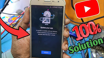 samsung j7 youtube update problem 100%Fix || samsung j7 youtube nahi chal raha hai