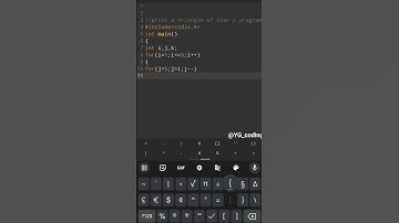 || print the triangle of star ✨ pattern in C and C++ program BCA important program 👍....#shortvideo