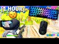 [1 HOUR] Sleepy & Relaxing Mechanical Keyboard ASMR Fortnite Gameplay Smooth 240FPS 1440P