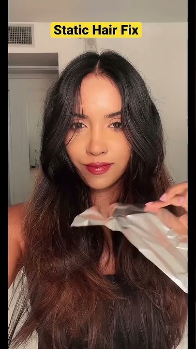  FRIZZY STATIC HAIR FIX?! 🙋‍♀️💁🏽‍♀️ - YouTube