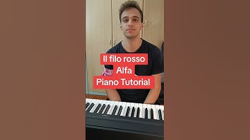 Thumbnail of come suonare il filo rosso di alfa piano tutorial facile