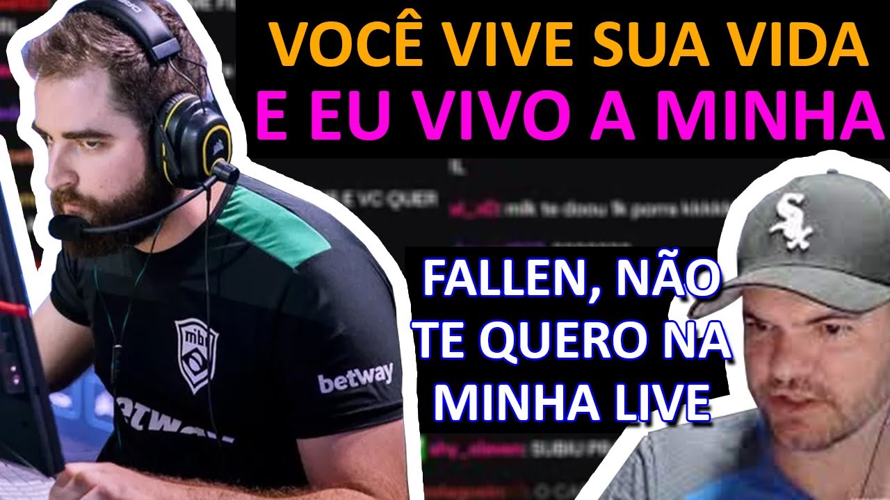 FALLEN TRETA COM WAVEIGL AO VIVO EM LIVE #shorts 