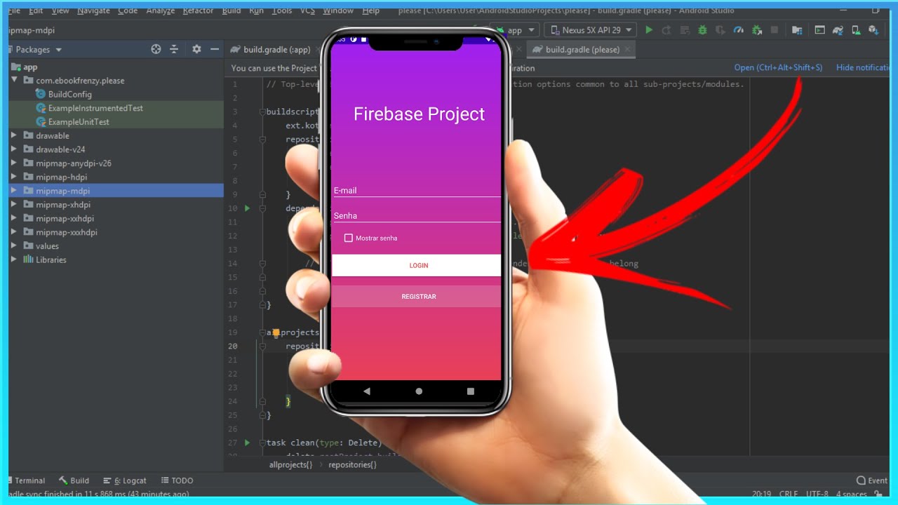 Android Studio - Design tela de Login Profissional - YouTube