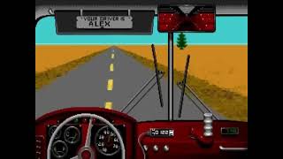 🚌 Desert Bus (Sega CD) - GamePlay 2023 screenshot 5