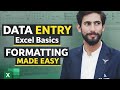 Excel Data Entry & Basic Formatting | Excel for Beginners