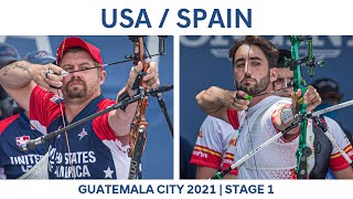 USA v Spain - recurve men's team gold | Guatemala City 2021 Hyundai Archery World Cup S1