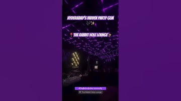 Inside Hyderabad’s Most Aesthetic Lounge | The Rabbit Hole Hyderabad Nightlife Vibes✨ #hyderabad