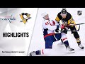 NHL Highlights | Capitals @ Penguins 1/19/21