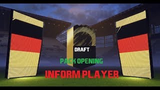 Fifa 18 - FUT Draft, Pack Opening, Inform játékos