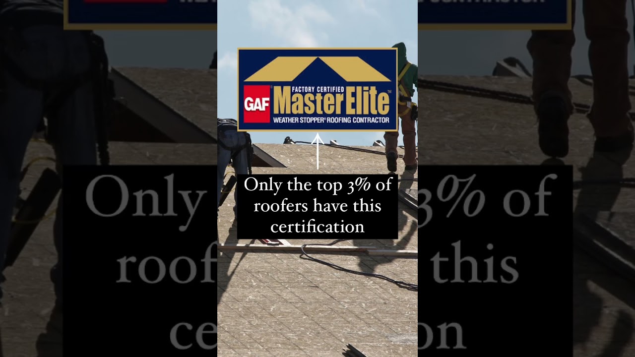 Feels like a good time to mention we’re a GAF Master Elite Roofing Contractor 🛠🤷‍♂️