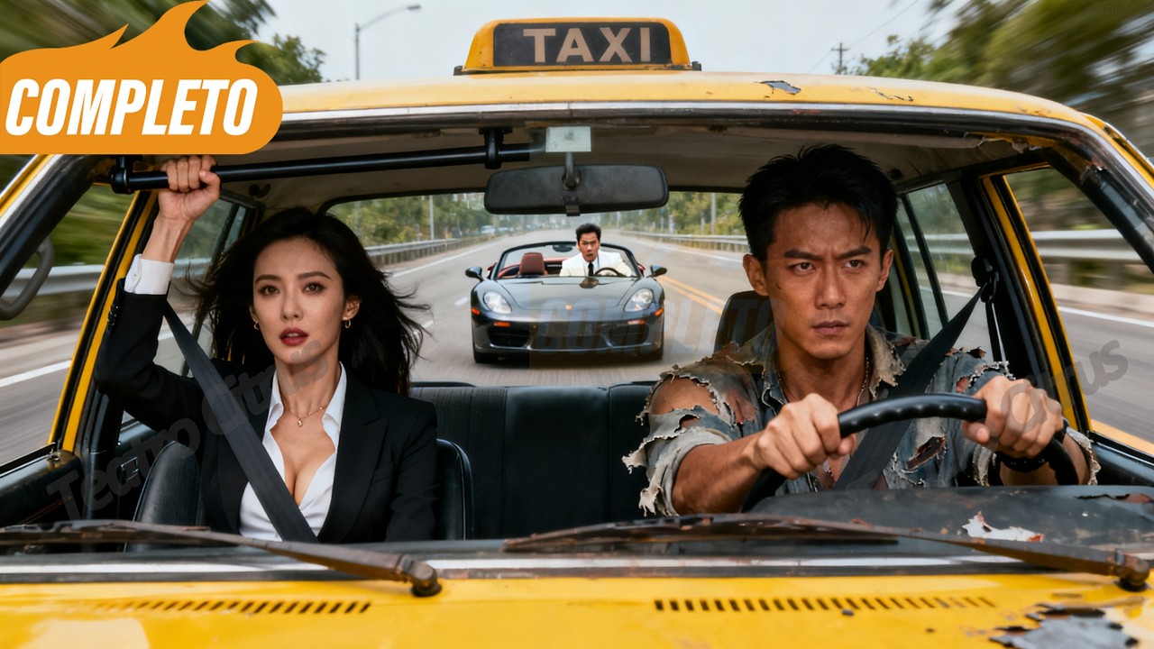 ¡Chico pobre en taxi supera en 3s un deportivo y salva al magnate!¡Era un campeón de carreras oculto