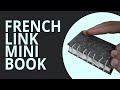 Binding a tiny french link stitch notebook