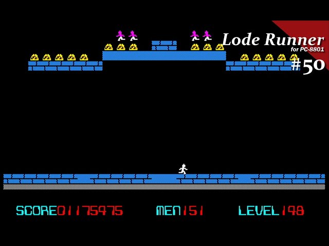 PC-8801 Lode Runner ロードランナー ディスクイメージ付き PC-8801 Lode Runner ロードランナー ディスクイメージ付き PC