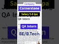 IT jobs for Freshers | QA Tester JOB | #shorts