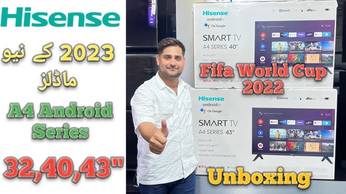 Hisense Serie A4 Smart TV Android FHD de 43 pulgadas con DTS Virtual X,  modos de juego y deportes, Chromecast integrado, compatibilidad con Alexa