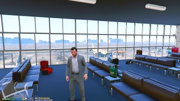 How To Get Inside of The AIRPORT In GTA 5! (GTA 5 Funny Moments) (GTA 5 Mods)