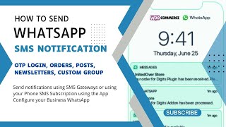 How to Send WhatsApp SMS OTP Notification for Login, Orders, Newsletters & Posts | Auto Notification screenshot 5